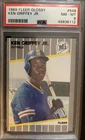 1989 Fleer Ken Griffey Jr #548 Glossy (RC), PSA 8