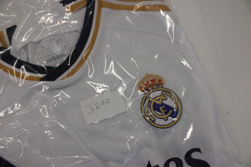 Camiseta de fútbol local Real Madrid 2023-2024 Hala para hombre grande blanca de fútbol - Imagen 12 de 12
