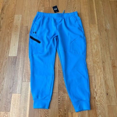 Under Armour UA Unstoppable Fleece Joggers Ether Blue 1379808-452 Men's XL NWT