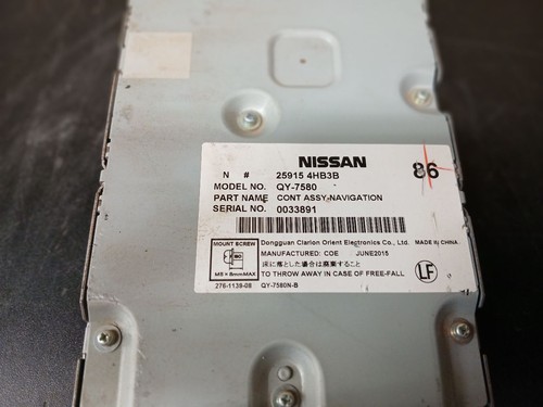 15 INFINITI Q50 GPS NAAVIGATION COMPUTER CONTROL MODULE OEM 25915-4HB3B - Picture 2 of 6