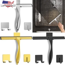 Stainless Steel Shower Squeegee 10” 12” 14” | Glass Mirror Tile Cleaner