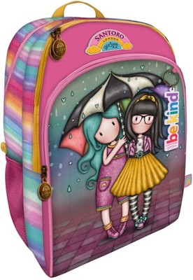 NEW SANTORO GORJUSS Be Kind To School Backpack Large 3 BIG Compartments Rucksack