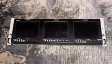 Ikegami TLM-603 Triple  Color Monitor Set Used Rack Mount Tilt Lock