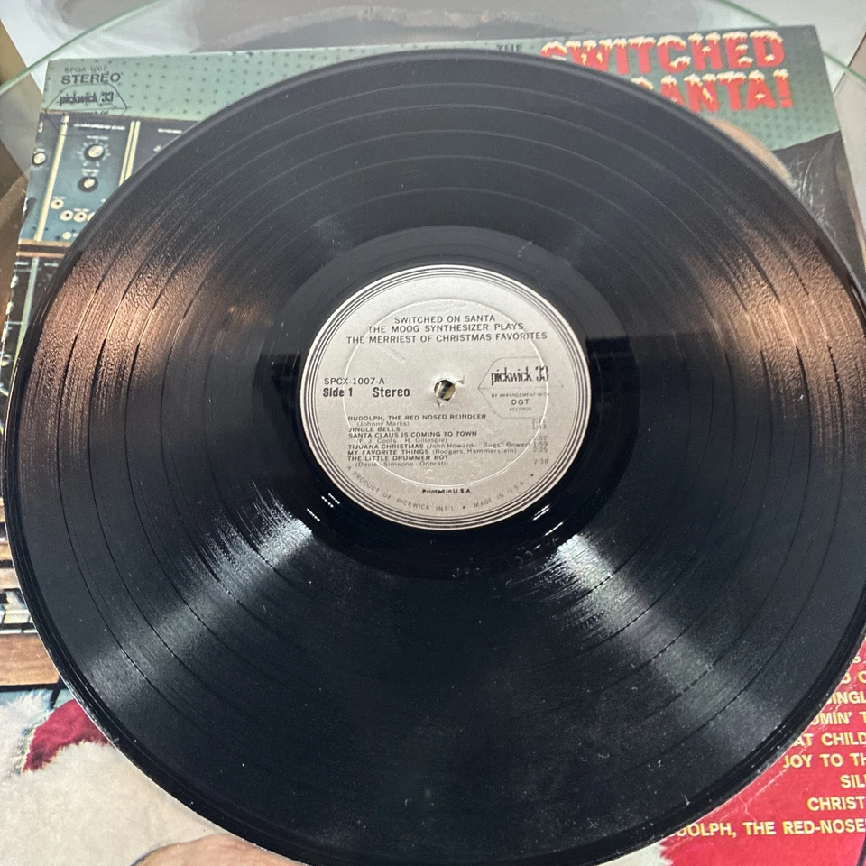 Switched On Santa* By: Sy Mann Vinyl LP 1969 VG+ Rare Pressing Read Description Foto 3 de 4