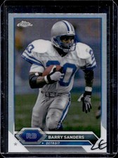 2023 Topps Composite Barry Sanders Chrome Refractor #9 Lions