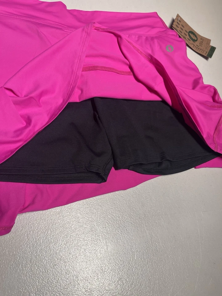 Donna Jo Skort Women's XL 3 Pink Power Skirt Tennis Golf Gym Yoga Nylon Spandex - Image 4 of 4
