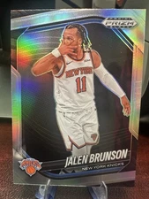 2024-25 Panini Prizm Black - Jalen Brunson Silver Prizm #160 - Knicks