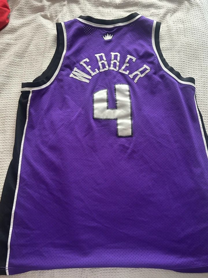 Фиолетовая футболка с нашивками Криса Уэббера из Sacramento Kings XXL - Изображение 2 из 2