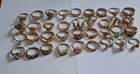 36 Vintage Rings Costume Jewelry