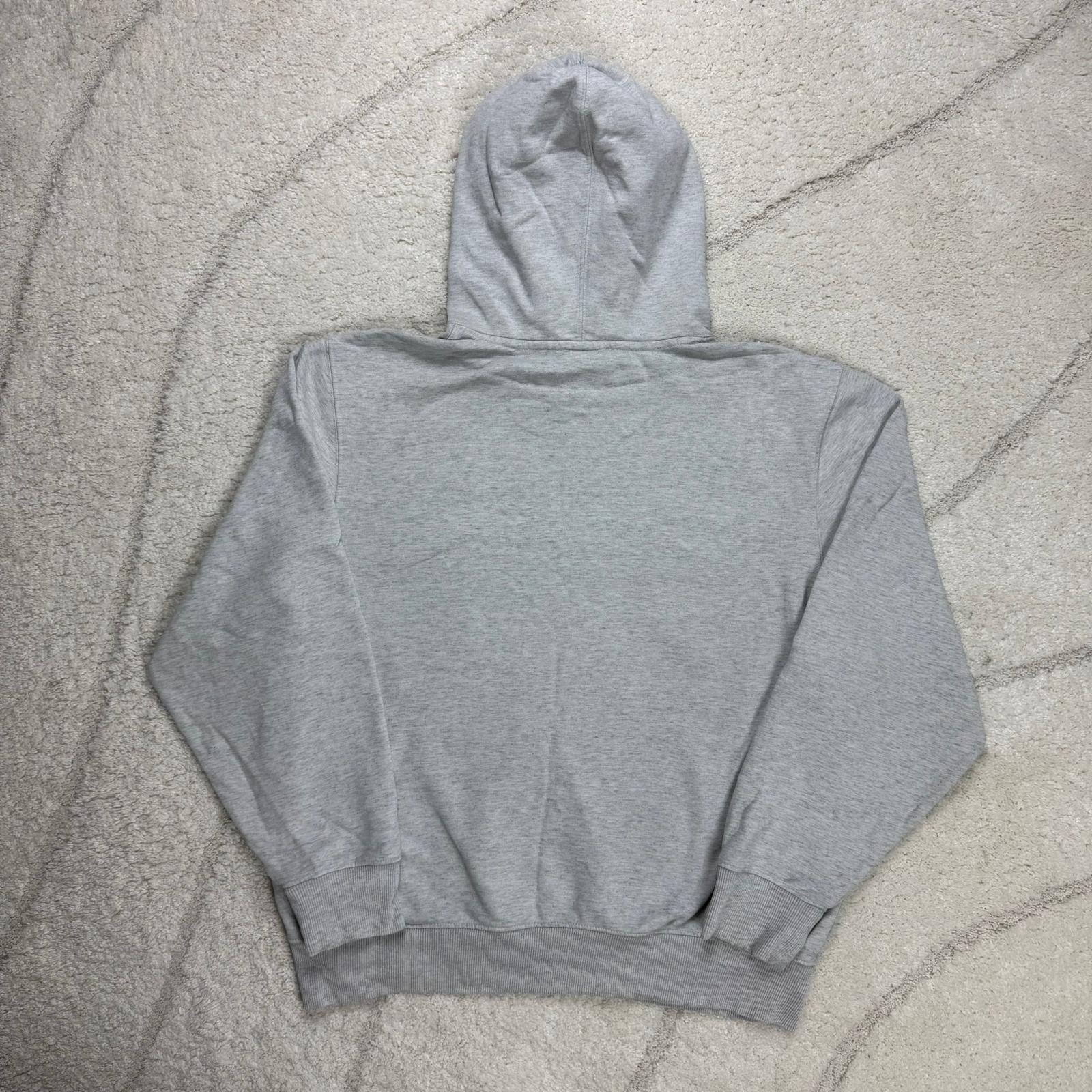 Vintage Stussy Wear 1990's Grey Heavyweight Oversized Size Large Pullover Hoodie image 8