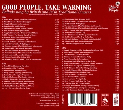 VARIOUS ARTISTS GOOD PEOPLE TAKE WARNING NEW CD