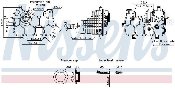 AusgleichsbehäLter, KüHlmittel Nissens 996316 FüR Jaguar-image