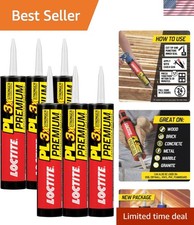 PL Polyurethane Construction Adhesive, 6-Pack of 10oz Cartridges