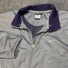 Nike Storm Fit Windbreaker Vented Lightweight Jacket Full Zip Men  s XL Grey