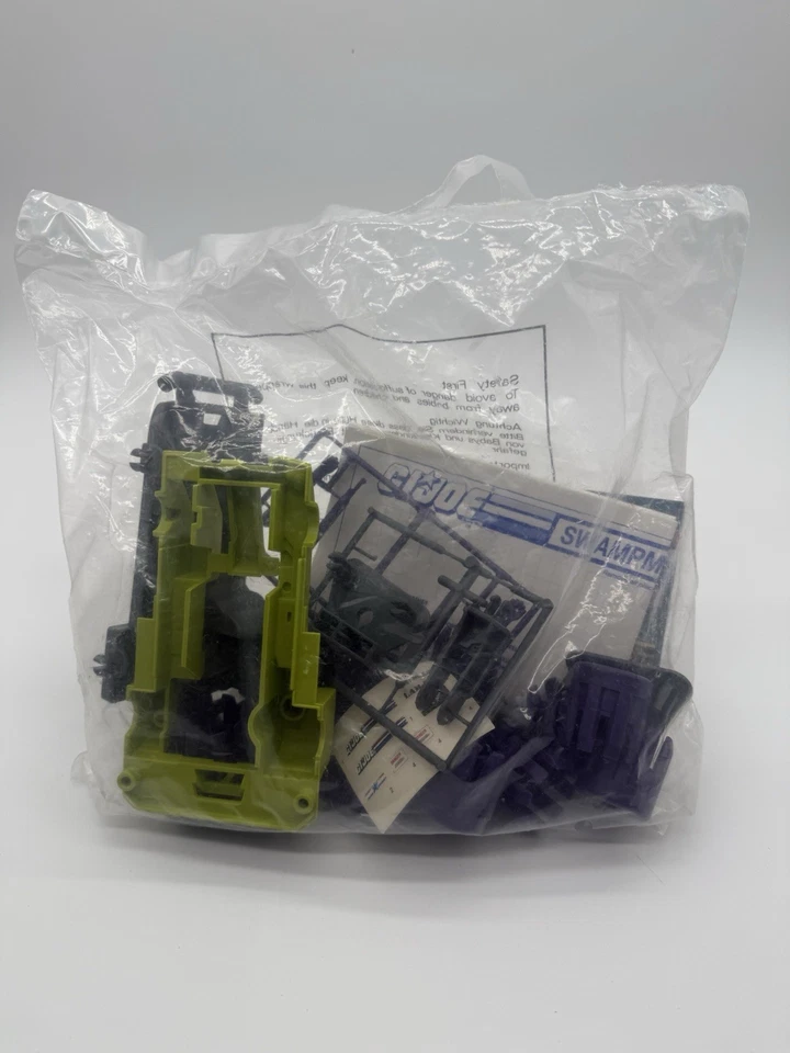 Hasbro GI Joe ARAH Swamp Masher 1988 de colección completo en caja insertos sellados Foto 3 de 4