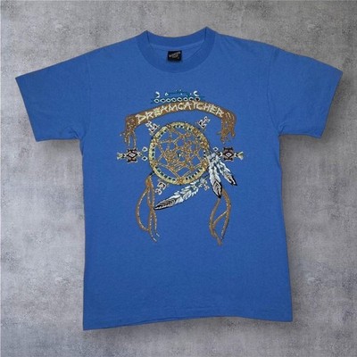 Vintage Diamond Dust Dreamcatcher Indianer Einzelnaht T-Shirt Medium