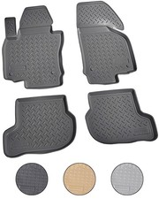 3D Gummi Fussmatten für VW Scirocco | BJ 2008 - 2017 | passgenau mit Rand