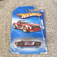 Hot Wheels Triumph TR6 1:64 Diecast Red Faster Than Ever Car Boys  Girls 3 