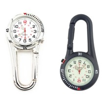Clip on Multi-Function Digital Carabiner Watch Survival Equipment Luminous Face