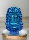 Fenton Colonial Blue Hobnail Fairy Lamp Excellent Condition Vintage