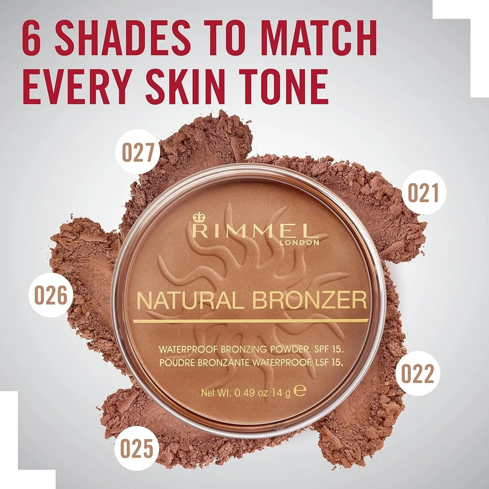 Rimmel London Natural - 021 Sun Light - Bronzer, Matte Finish, 0.49oz - Image 2 of 4