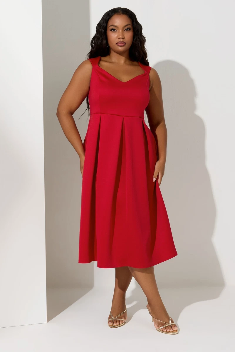 Yours Plus Size Fit & Flare Dresses for Women for sale | eBay UK