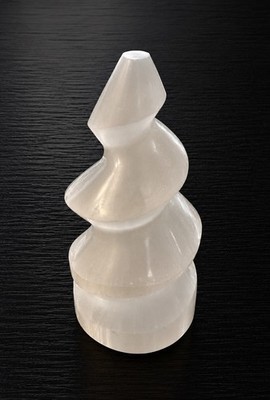 4  Selenite Spiral Tower | Cleansing & Charging | Mental Clarity | Peace