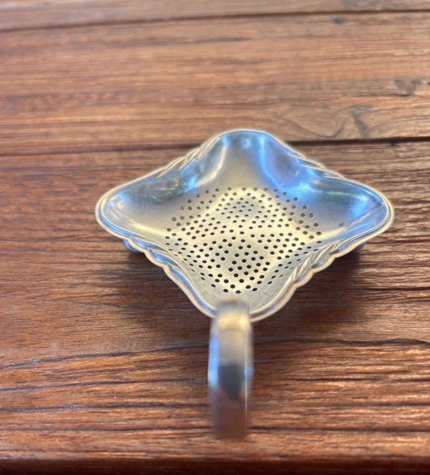 WMF viereckiges versilbertes Teesieb ca. 1930er Jahre - Bild 2 von 4