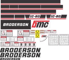 Broderson IC80 Aftermarket Decal Kit Very High Quality