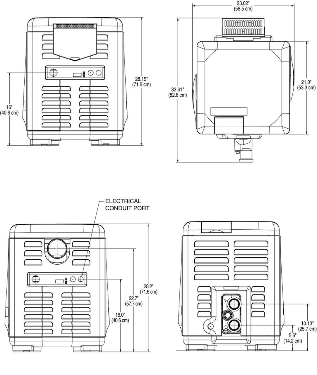Pentair EC-462027 MasterTemp, Low NOx, 250K BTU, Propane Gas, Pool & Spa Heater