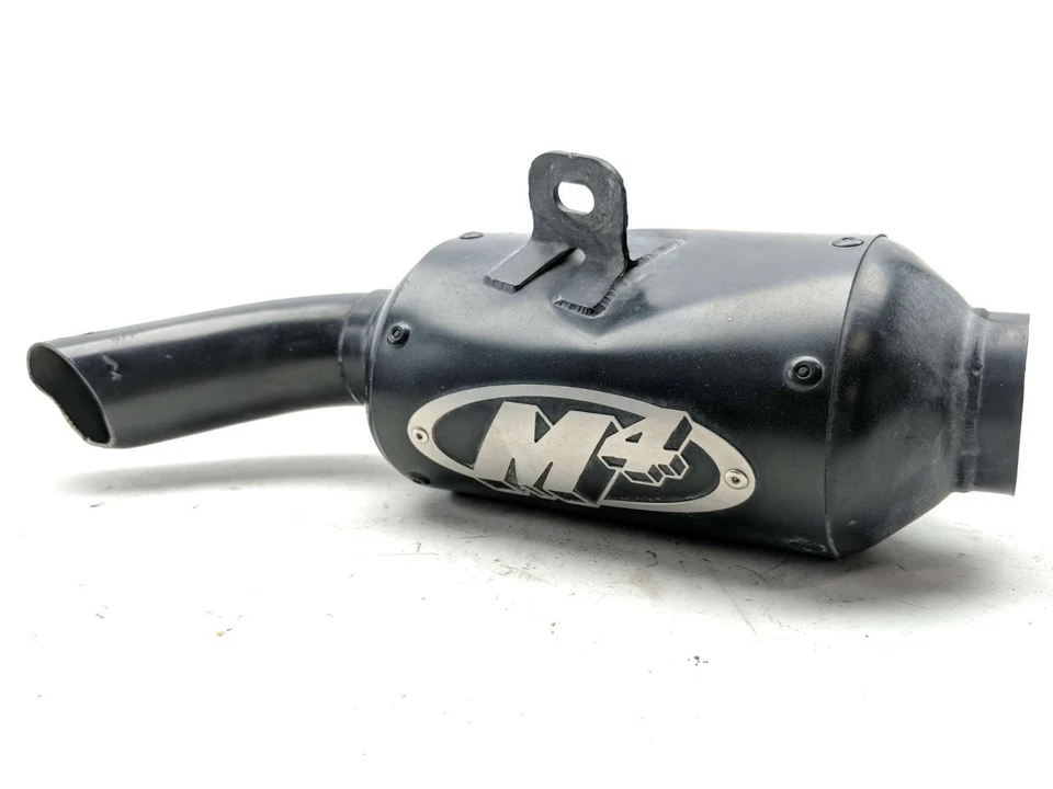09 Yamaha FZ6R FZ6 Aftermarket M4 YA6522 Full Exhaust Muffler Can Header Pipe - Image 2 of 4