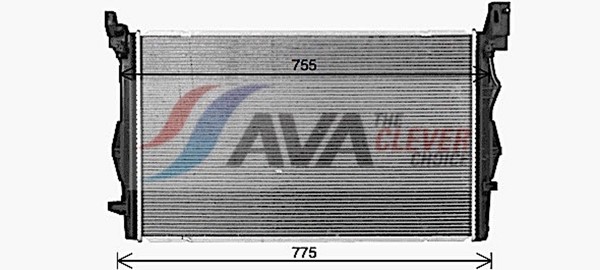 AVA Clever Choice MotorküHler WasserküHler MS2731 FüR Mercedes Marco Polo Camper-image
