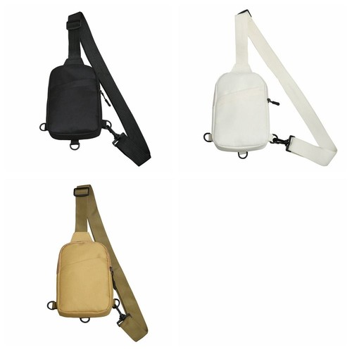 Large Capacity Ins Style Waist Bag Solid Color Crossbody Bag Cycling - Picture 2 of 12