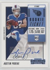 2018 Panini Contenders Rookie Ticket Auto Austin Proehl #212 Auto tx8