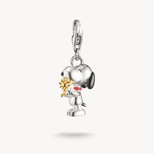 THOMAS SABO Charm Anhänger PEANUTS Snoopy Woodstock Friends Silber 2228-427-7