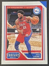 2020-21 Panini Chronicles THREADS #90 Joel Embiid Base Card Philadelphia 76ers
