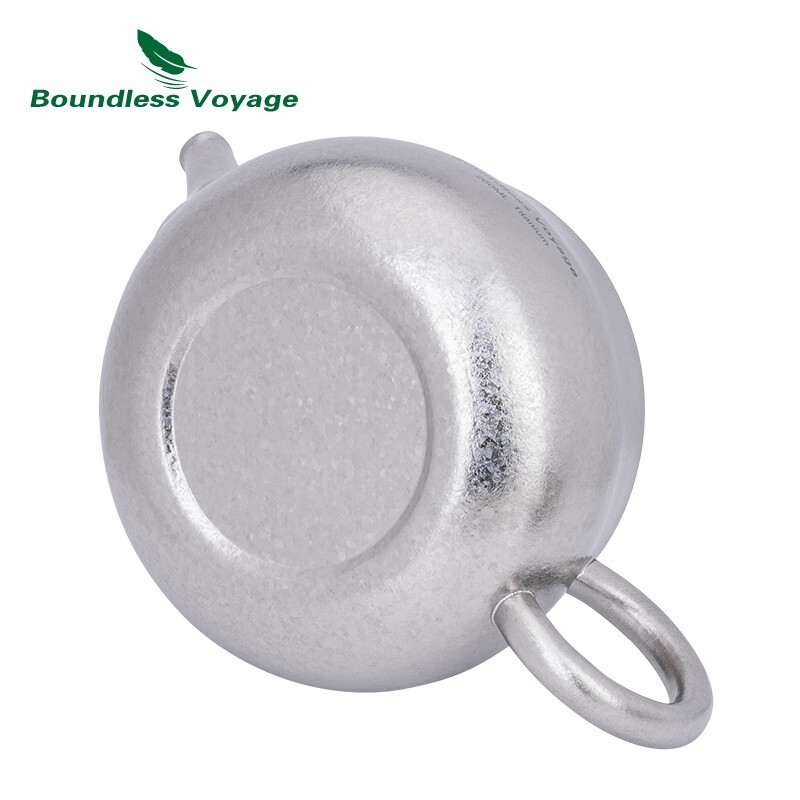 260ml Titanium Teapot with Filter Lightweight Chinese Kung Fu Tea Pot for Adults