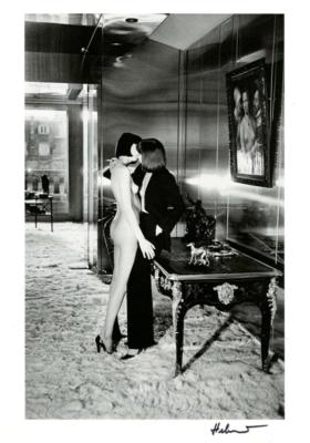 HELMUT NEWTON signiertes Foto - umstrittener Fotograf - 10''x6'' Nachdruck