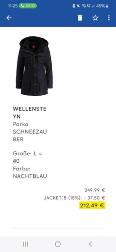 Wellensteyn Schneezauber SZ-66 Midnightblue Gr. L, NEU - Bild 8 von 8