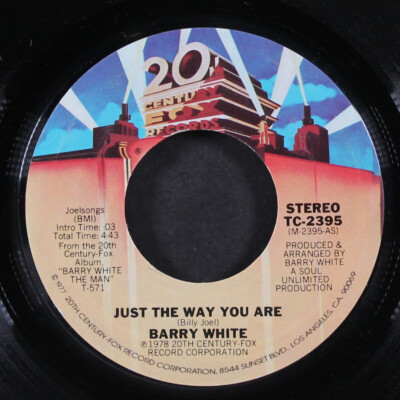 BARRY WHITE: just the way you are / now i'm gonna make love to you 20TH CENTURY