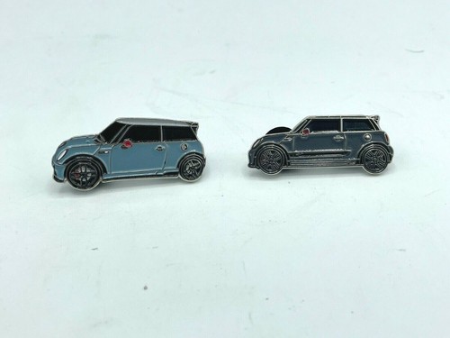 MINI Cooper S JCW GP Lapel Tack Pin Set R53 R56 John Cooper Works GP1 GP2 Pair - Afbeelding 1 van 12