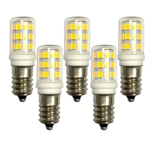 5pcs E12 Candelabra C7 LED Light Bulb Bulbs 33-2835 Lights Lamp 110V White/Warm