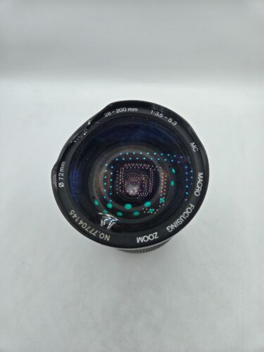 Vintage VIVITAR 28-200mm 1:35-5.3 MC Macro Focusing Zoom Lens - Canon FD Mount - Picture 3 of 5
