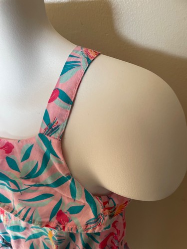 Jessica Simpson Girls' Summer Dress 24 months Birds of Paradise toddler tropical - Picture 7 of 11