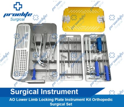 Orthopedic A0 Upper Limb Locking Plate Instrument Kit Orthopedic ...