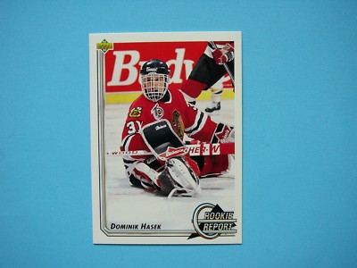 1992/93 UPPER DECK NHL HOCKEY CARD #366 DOMINIK HASEK ROOKIE