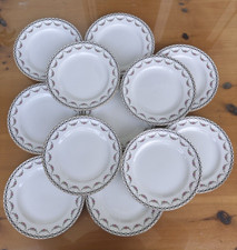 Antico servizio 12 piattini da dolce/frutta ceramica inglese - Leich England