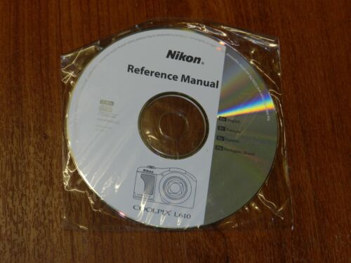 New Nikon OEM Genuine CD with User's Guide Instructions Manual for Coolpix L610 - Afbeelding 1 van 1
