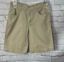 Avalanche Boys Shorts Beige School Uniform Flat Front Size 12