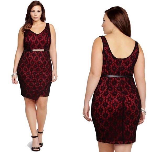 chinese dress ladies Glamorous Red Wide Strap Lace Evening Dress V-neck Long – Ballbella main image 0